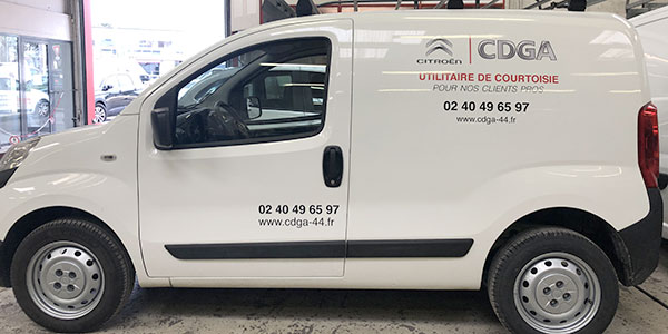 Utilitaire de courtoisie pour professionnel - CDGA Citroën Nantes